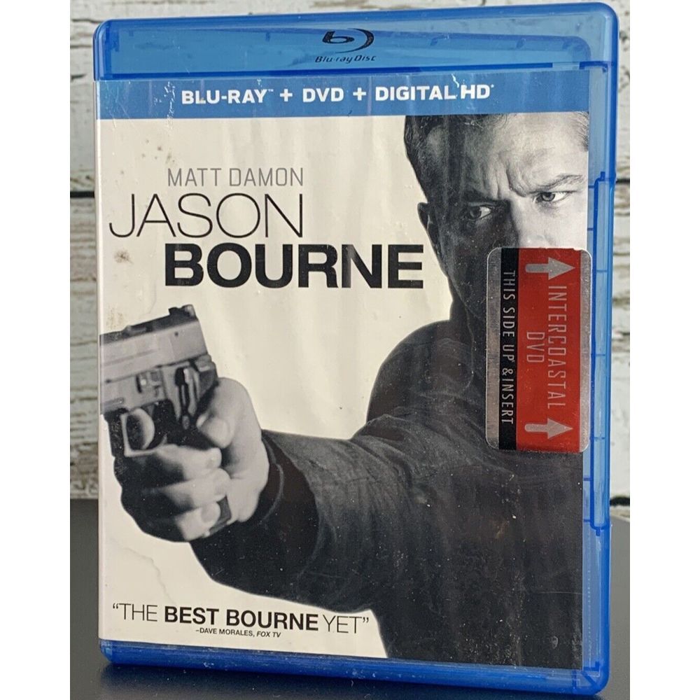 Jason Bourne (Blu-ray/DVD) Damon, Matt, Lee Jones, Tommy, Vikander, Alicia